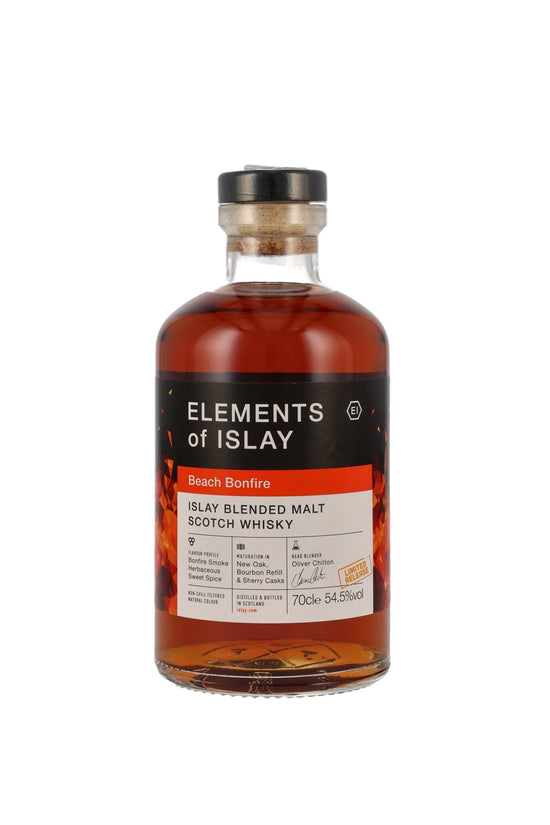 Elements of Islay Beach Bonfire Islay Blended Malt Scotch Whisky 54,5% vol. 700ml - Maltimore