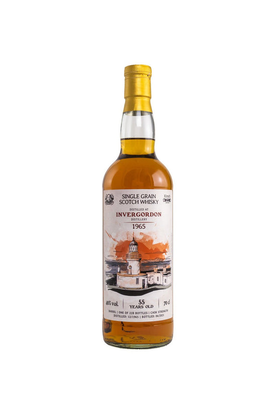 Invergordon 1965/2021 55 Jahre Wu Dram Clan & Kirsch Grain Scotch Whisky 40% vol. 700ml - Maltimore