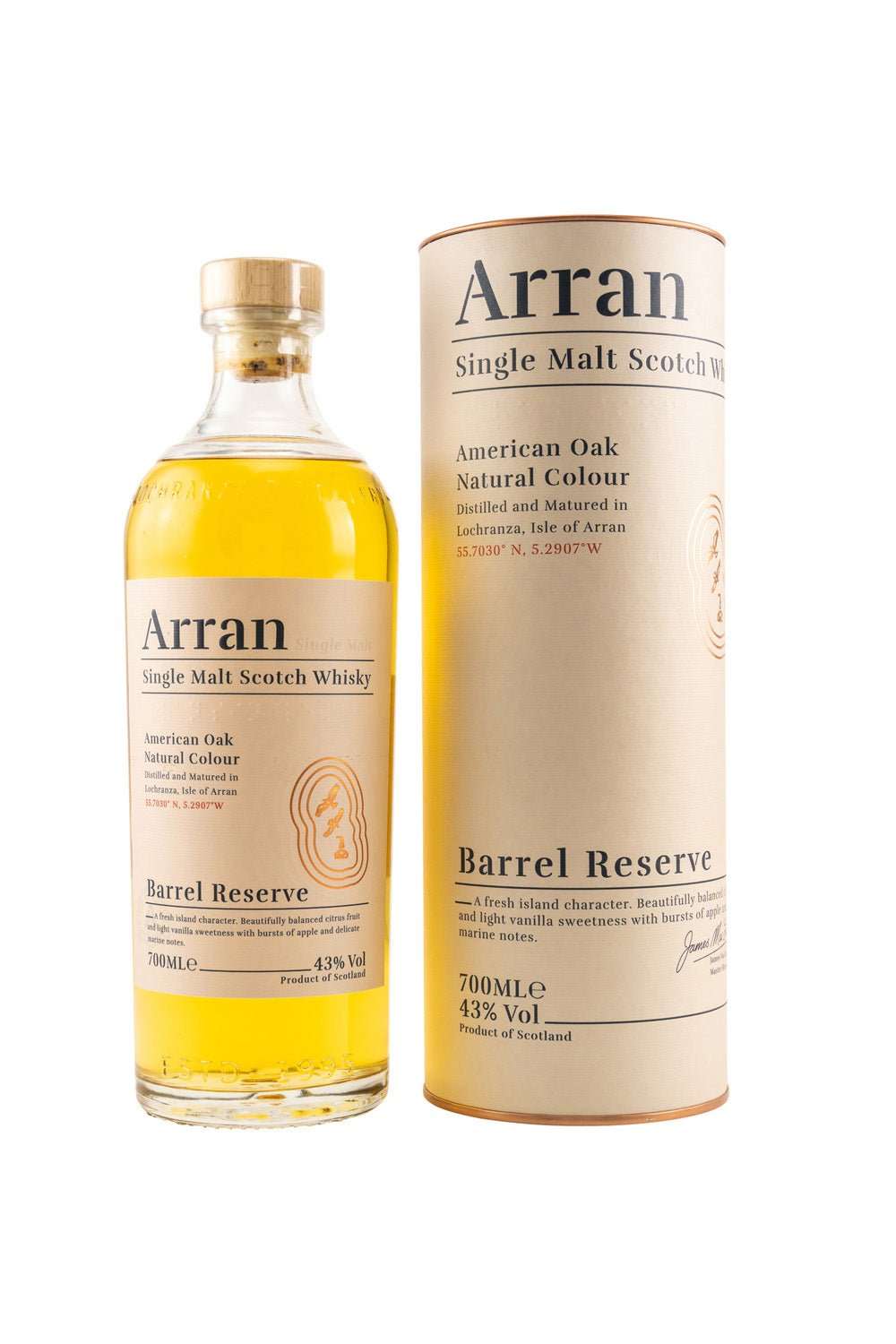Arran Barrel Reserve Single Malt Scotch Whisky 43% vol. 700ml - Maltimore