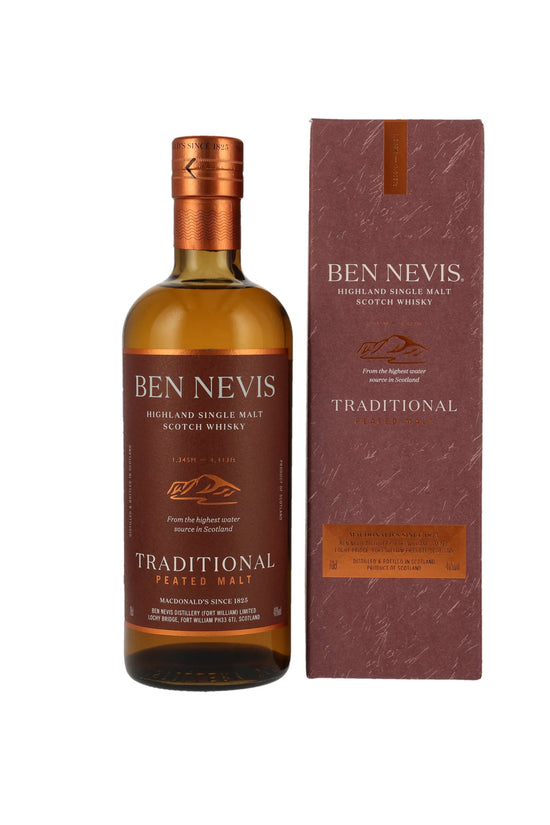 Ben Nevis Traditional Peated Malt Highland Single Malt Scotch Whisky 46% 700ml