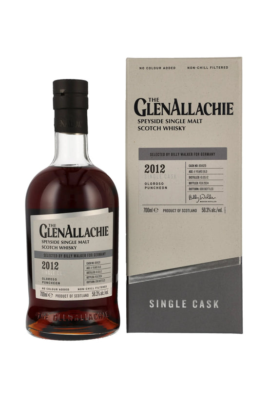 GlenAllachie 2012/2024 11 Jahre Oloroso Puncheon Single Cask #801629 58,3% vol. 700ml