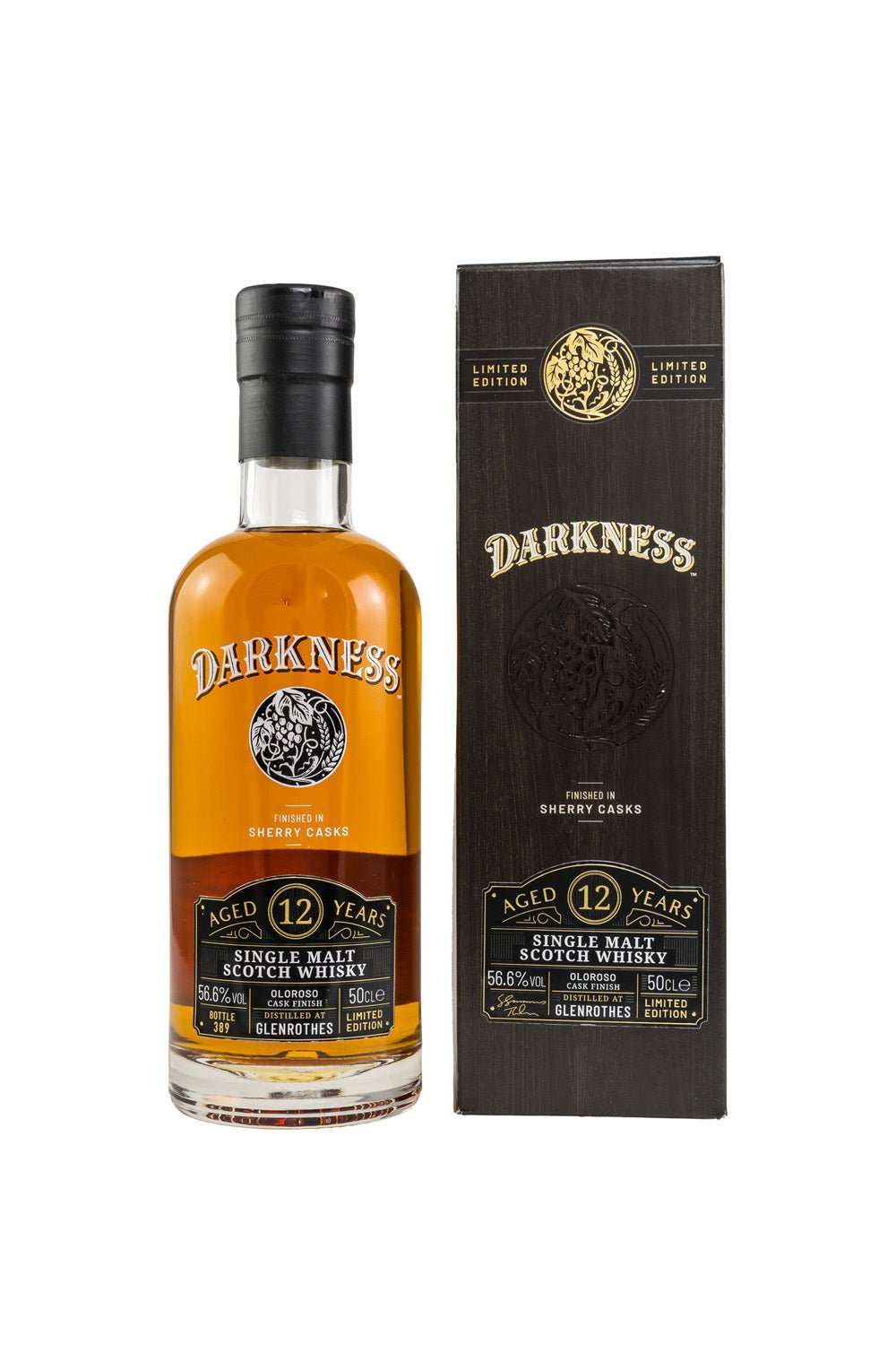 Glenrothes 12 Jahre Darkness Oloroso Sherry Cask Finish 56,6% vol. 500ml - Maltimore
