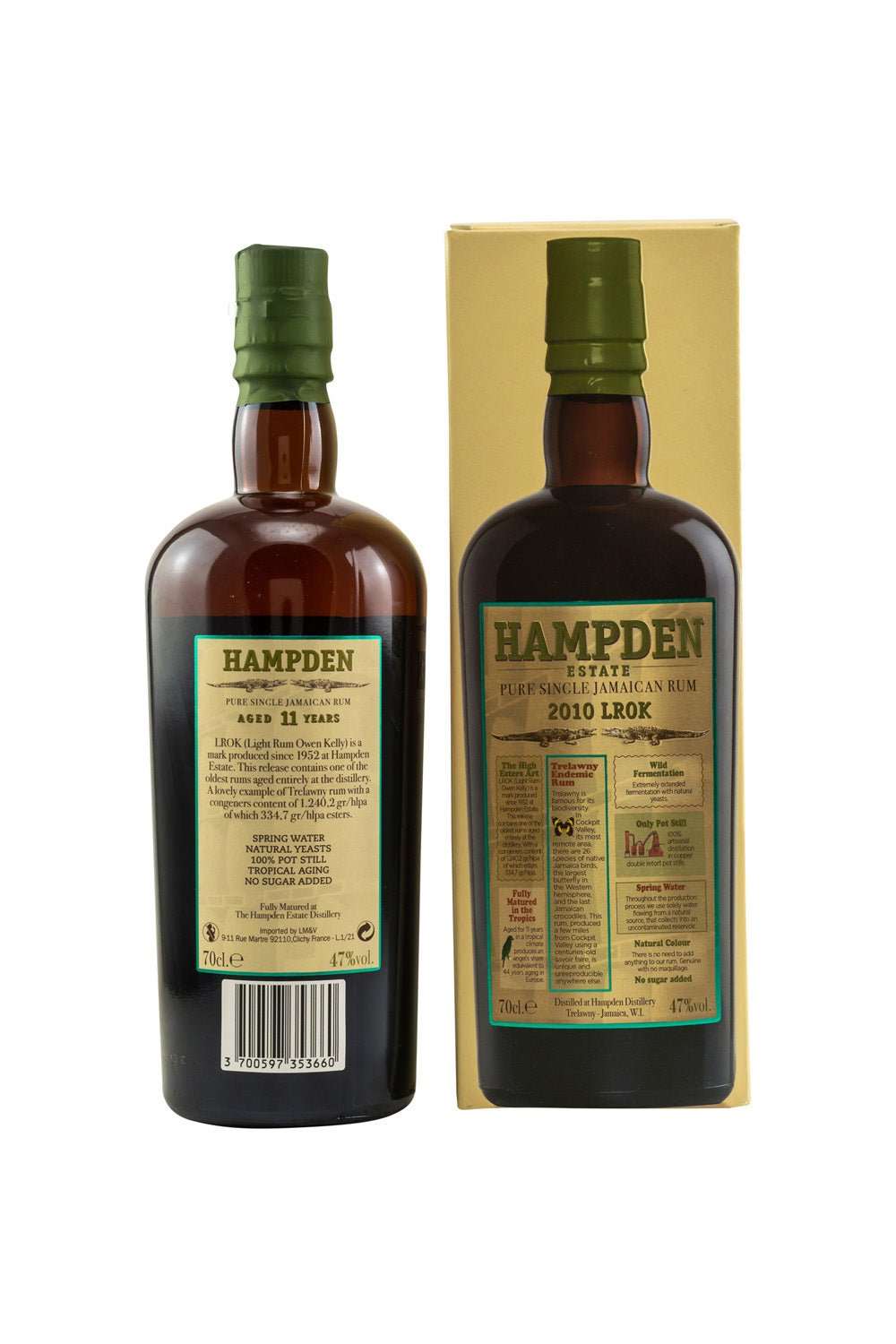 Hampden LROK 2010/2021 Pure Single Jamaican Rum 47% vol. 700ml - Maltimore