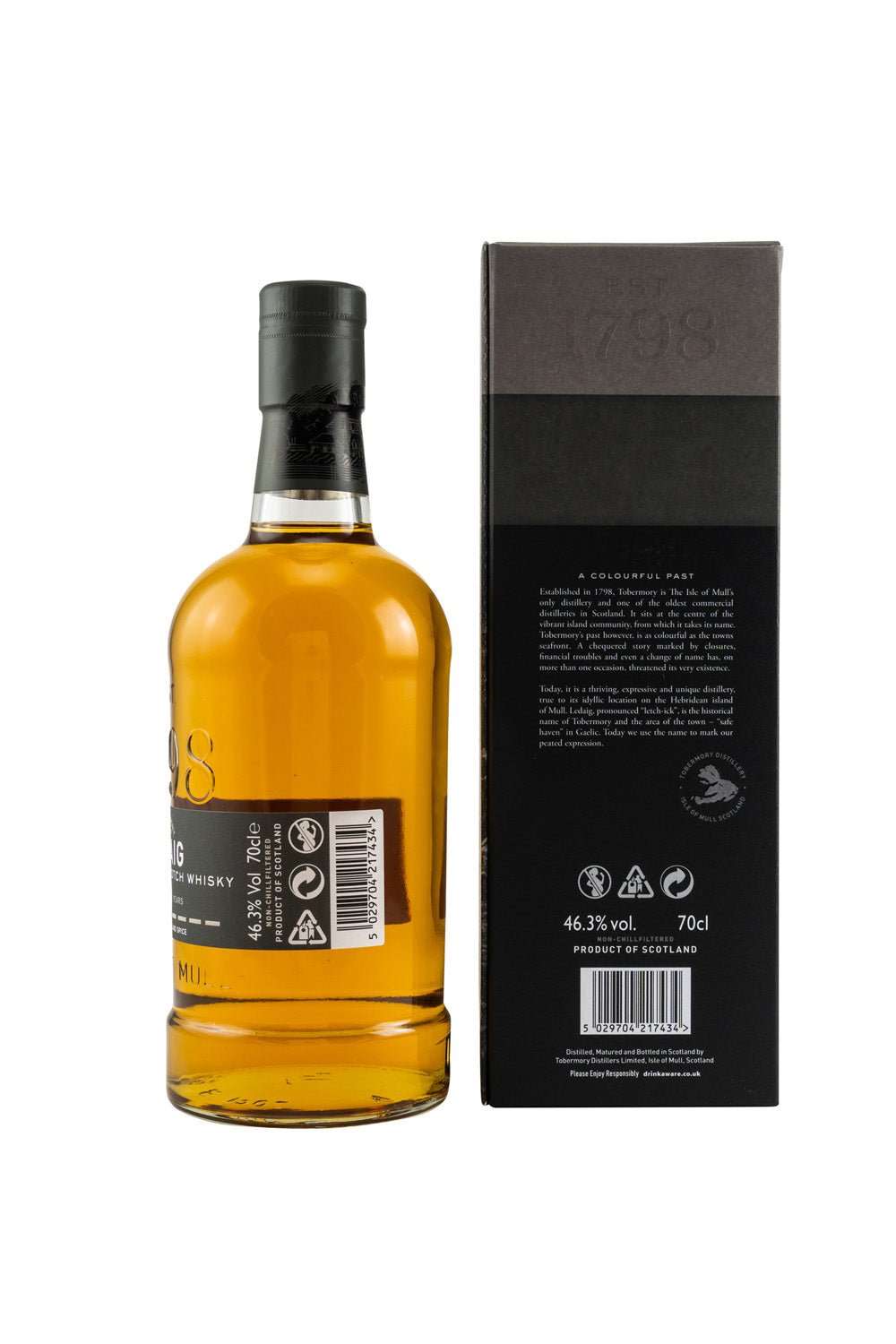 Ledaig 10 Jahre Single Malt Scotch Whisky 46,3% 700ml - Maltimore