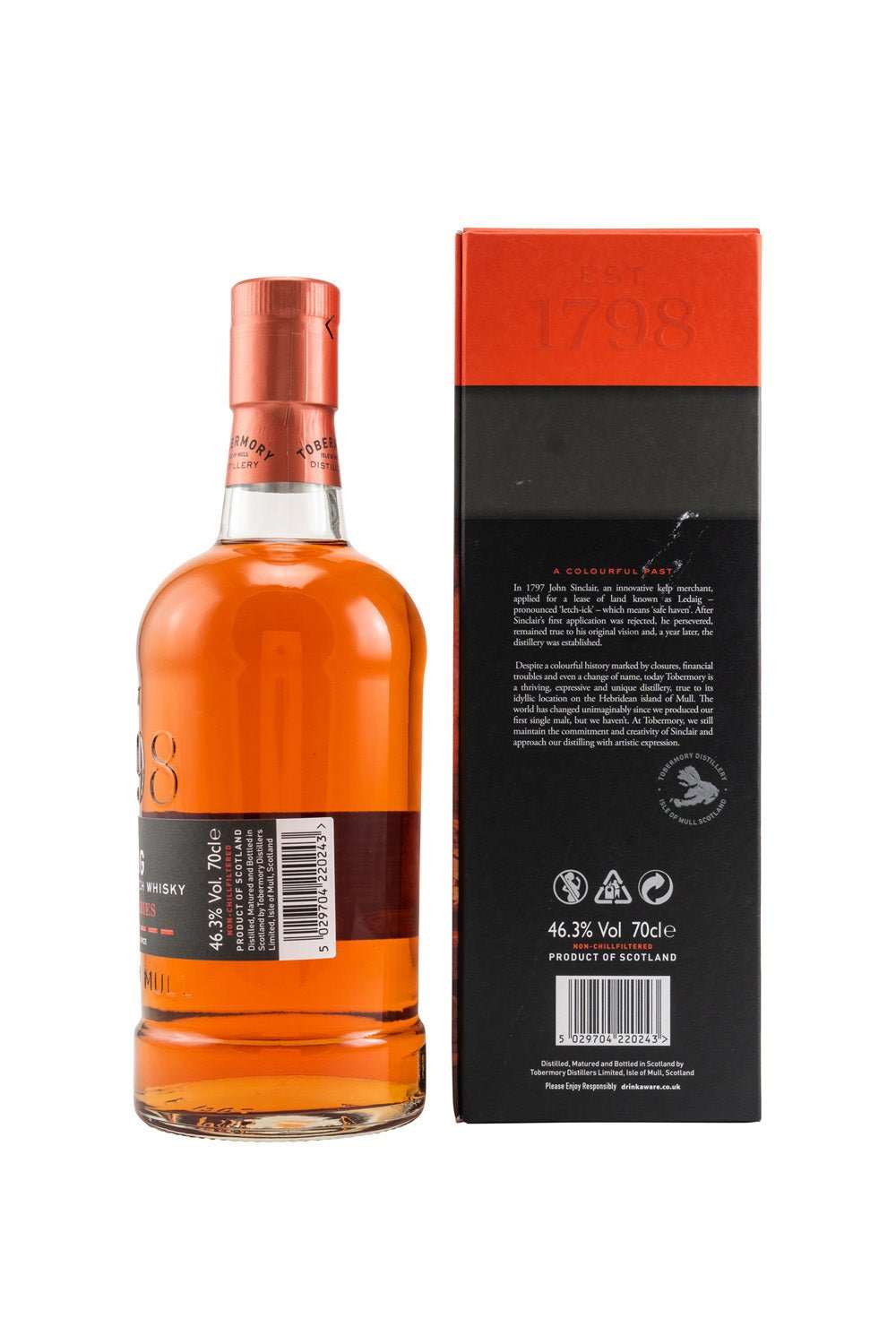 Ledaig Rioja Cask - Sinclair Series Single Malt Scotch Whisky 46,3% 700ml - Maltimore
