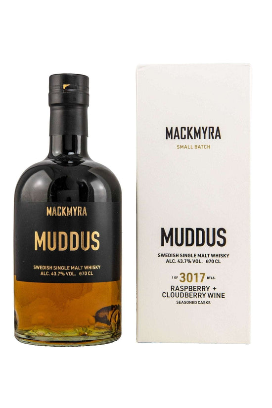Mackmyra Muddus Swedish Single Malt Whisky Raspberry + Cloudberry 43,7% vol. 700ml - Maltimore