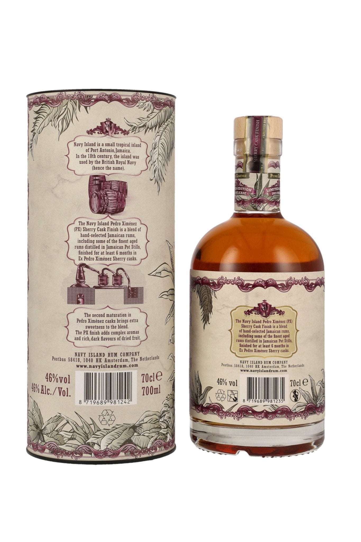 Navy Island XO Reserve PX Cask Finish Jamaica Rum Limited Edition 2023 46% vol. 700ml - Maltimore