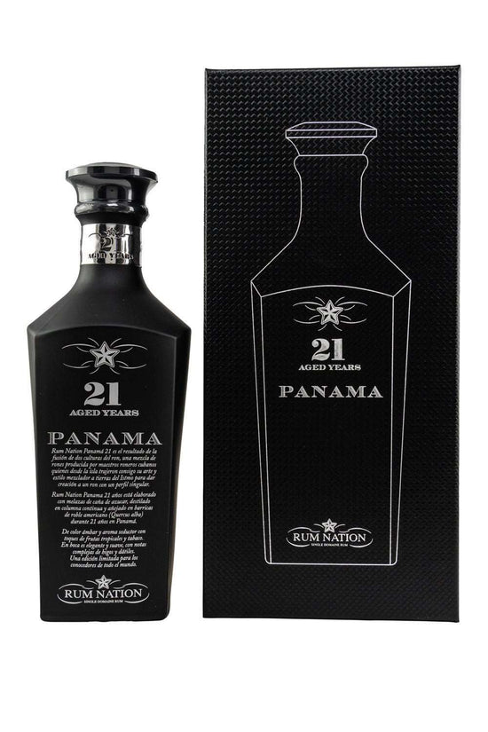 Panama 21 Jahre Black Decanter Rum Nation 43% vol. 700ml - Maltimore