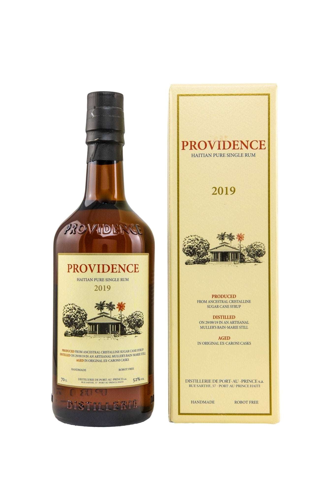 Providence 2019/2022 Haitian Pure Single Rum Caroni Rum Cask 52% vol. 700ml - Maltimore