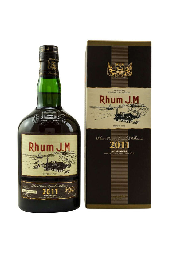 Rhum J.M 2011 Vintage 10 Jahre Cask Strength Rum Agricole 41,87% vol. 700ml - Maltimore