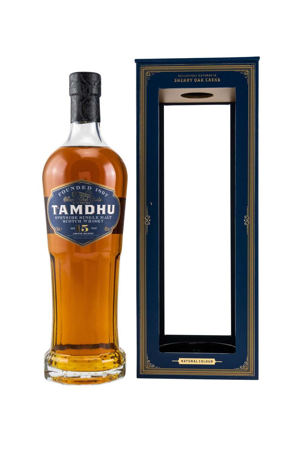 Tamdhu 15 Jahre Speyside Single Malt Scotch Whisky 46% vol. 700ml - Maltimore