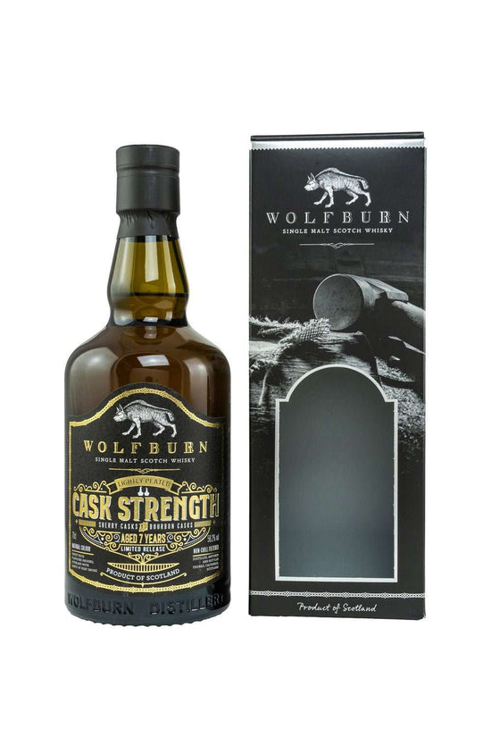 Wolfburn 7 Jahre Cask Strength Single Malt Scotch Whisky 58,2% 700ml - Maltimore
