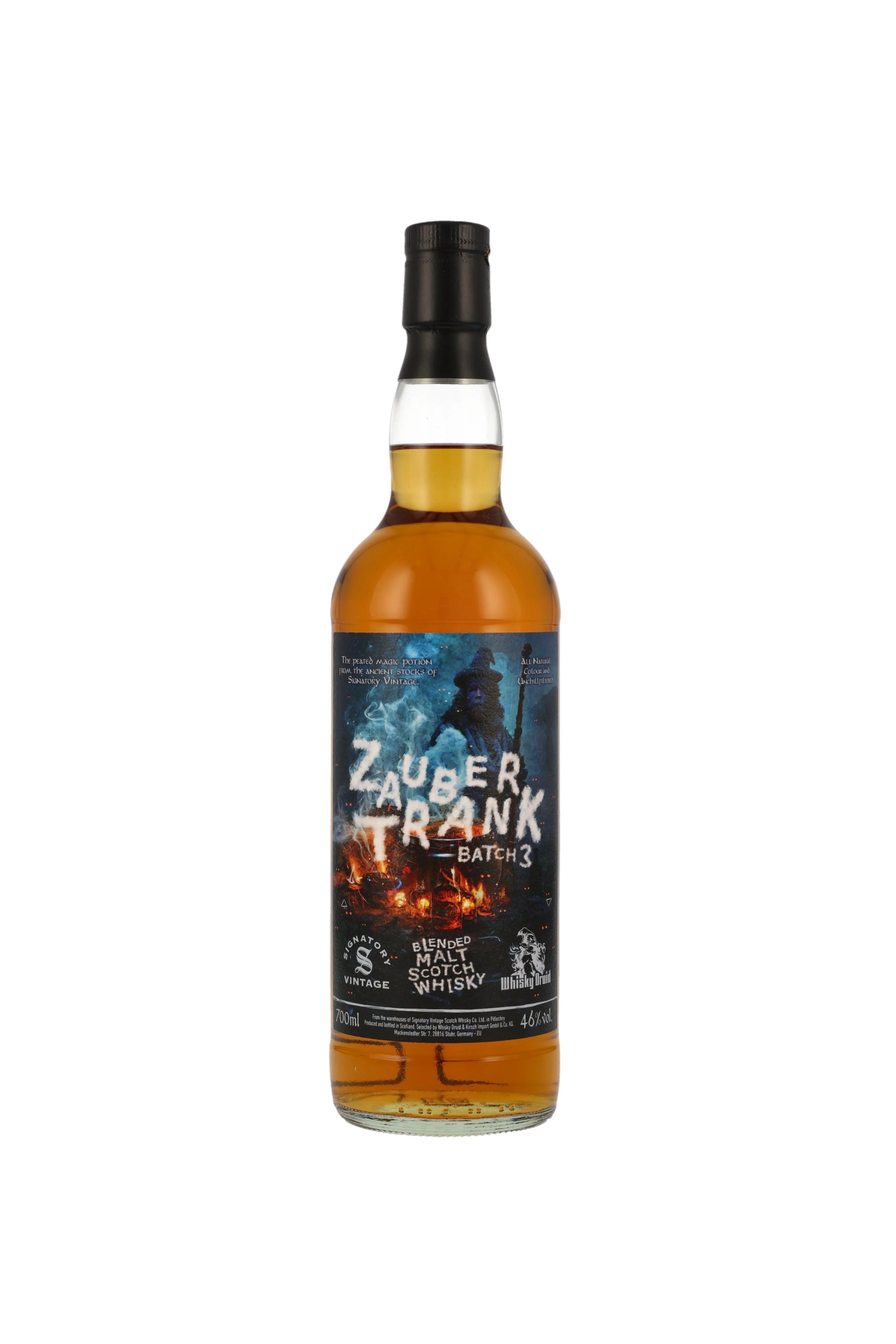 Zaubertrank #3 Whisky Druid Blended Malt Scotch Whisky (Signatory Vintage) 46% vol. 700ml