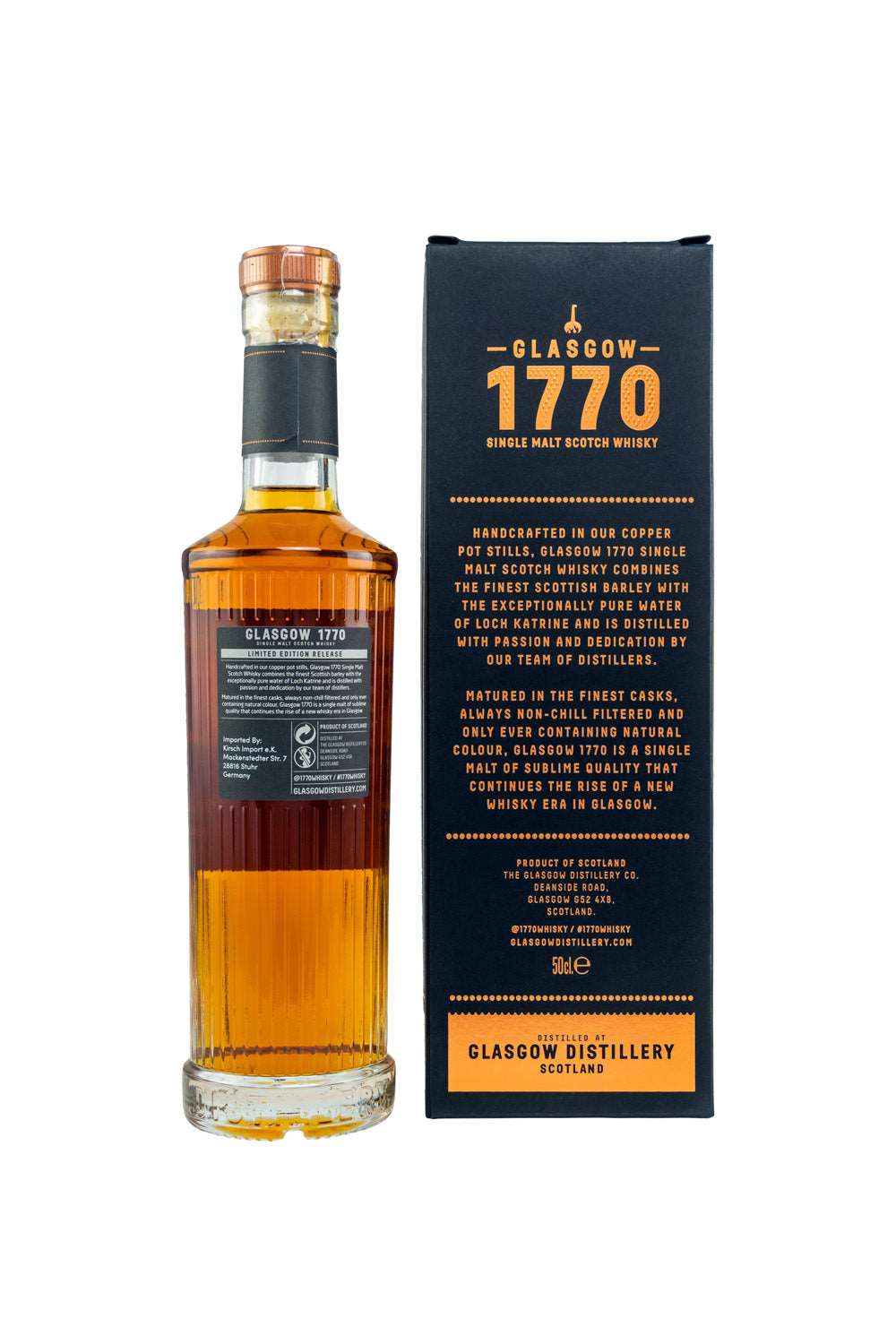 1770 Glasgow Distillery 2018/2022 Single Cask #18/959 for Kirsch 61,7% vol. 500ml - Maltimore