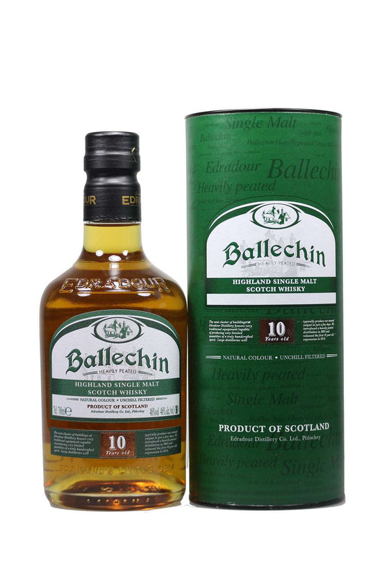 Ballechin 10 Jahre Heavily Peated Highland Single Malt 46% vol. 700ml - Maltimore