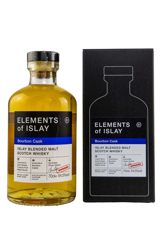 Elements of Islay Bourbon Cask Islay Blended Malt Scotch Whisky 54,5% vol. 700ml - Maltimore
