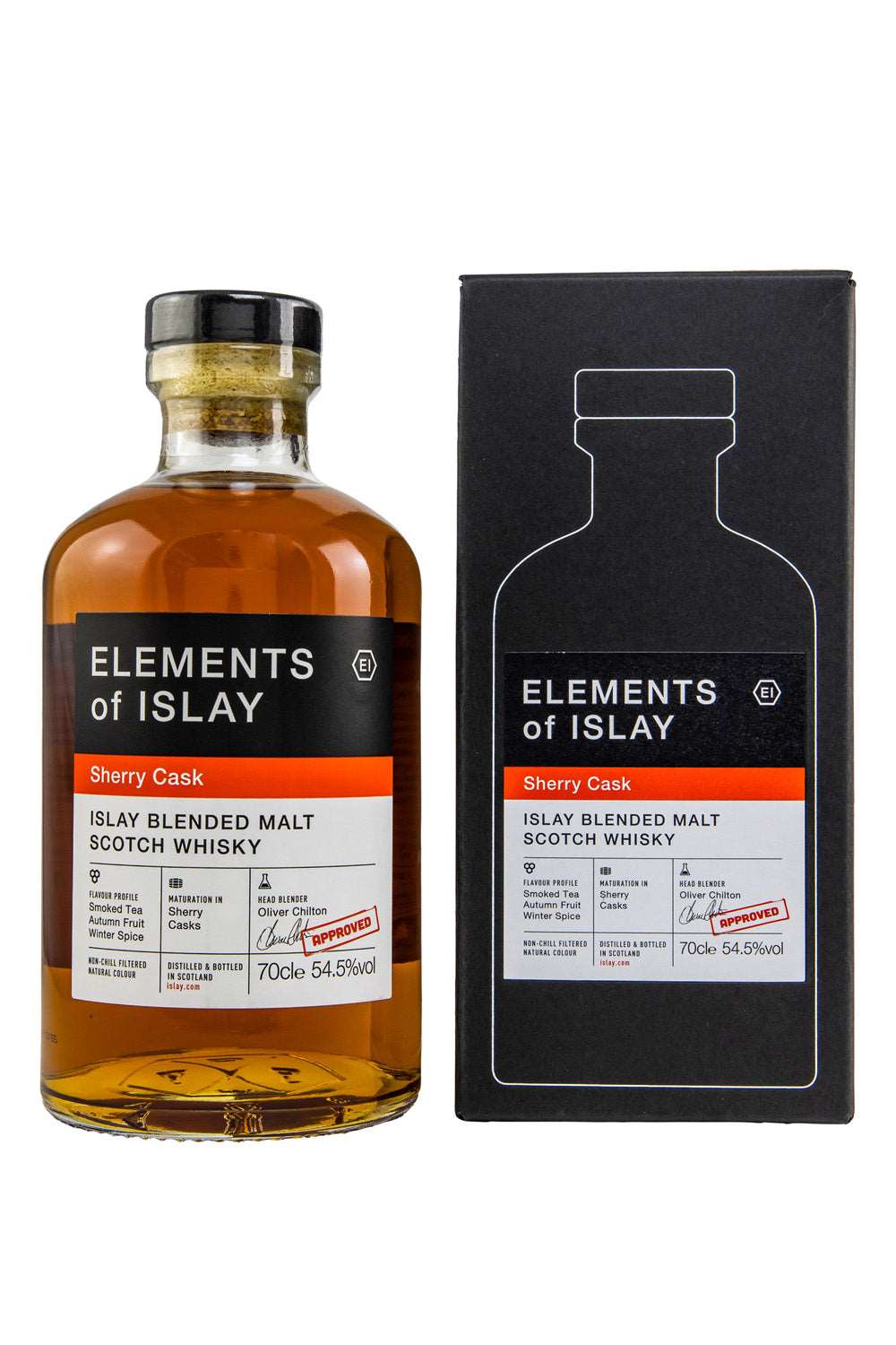 Elements of Islay Sherry Cask Islay Blended Malt Scotch Whisky 54,5% vol. 700ml - Maltimore