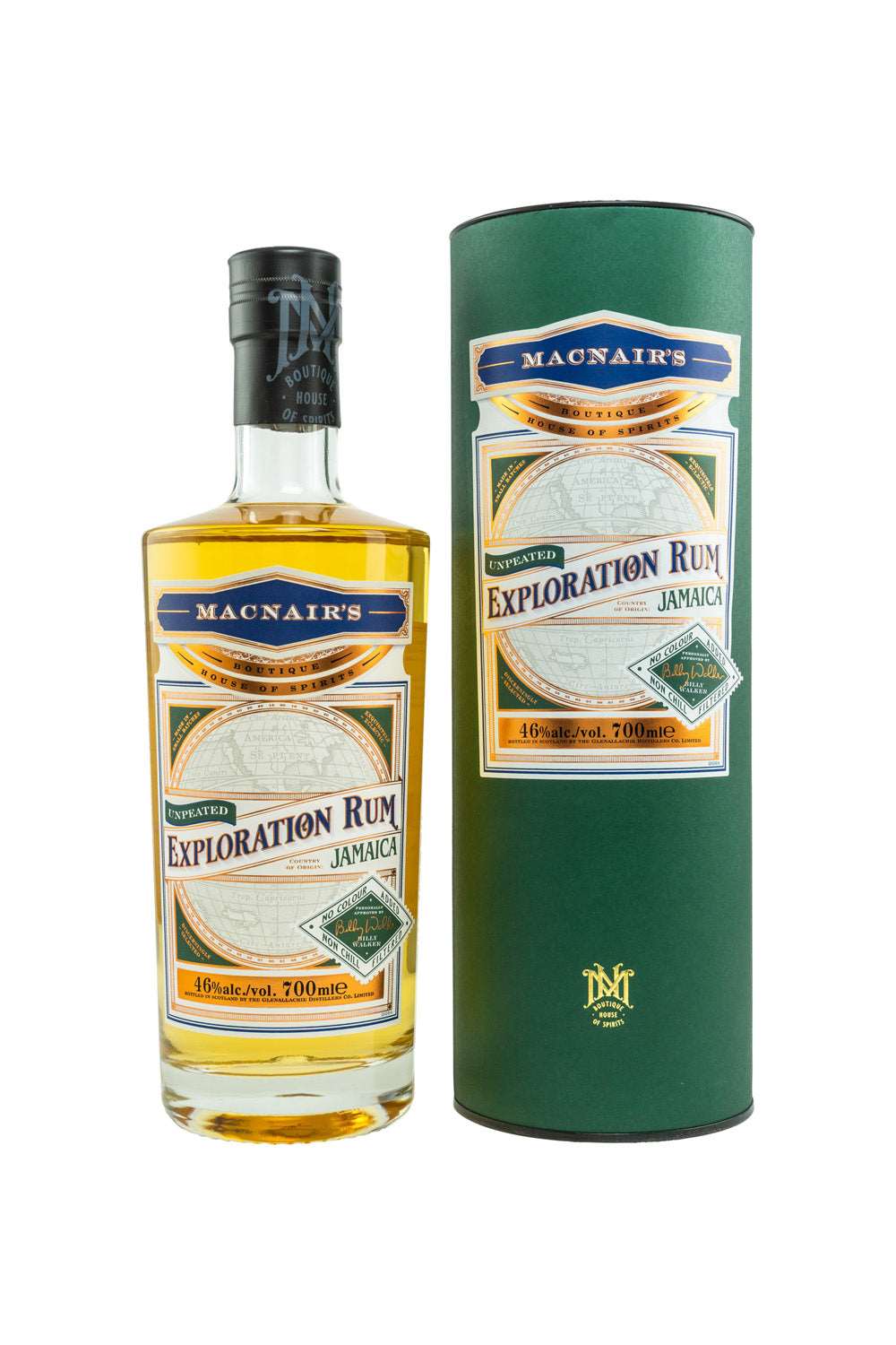 Exploration Rum Jamaica – Unpeated MacNair’s Boutique House of Spirits 46% vol. 700ml - Maltimore