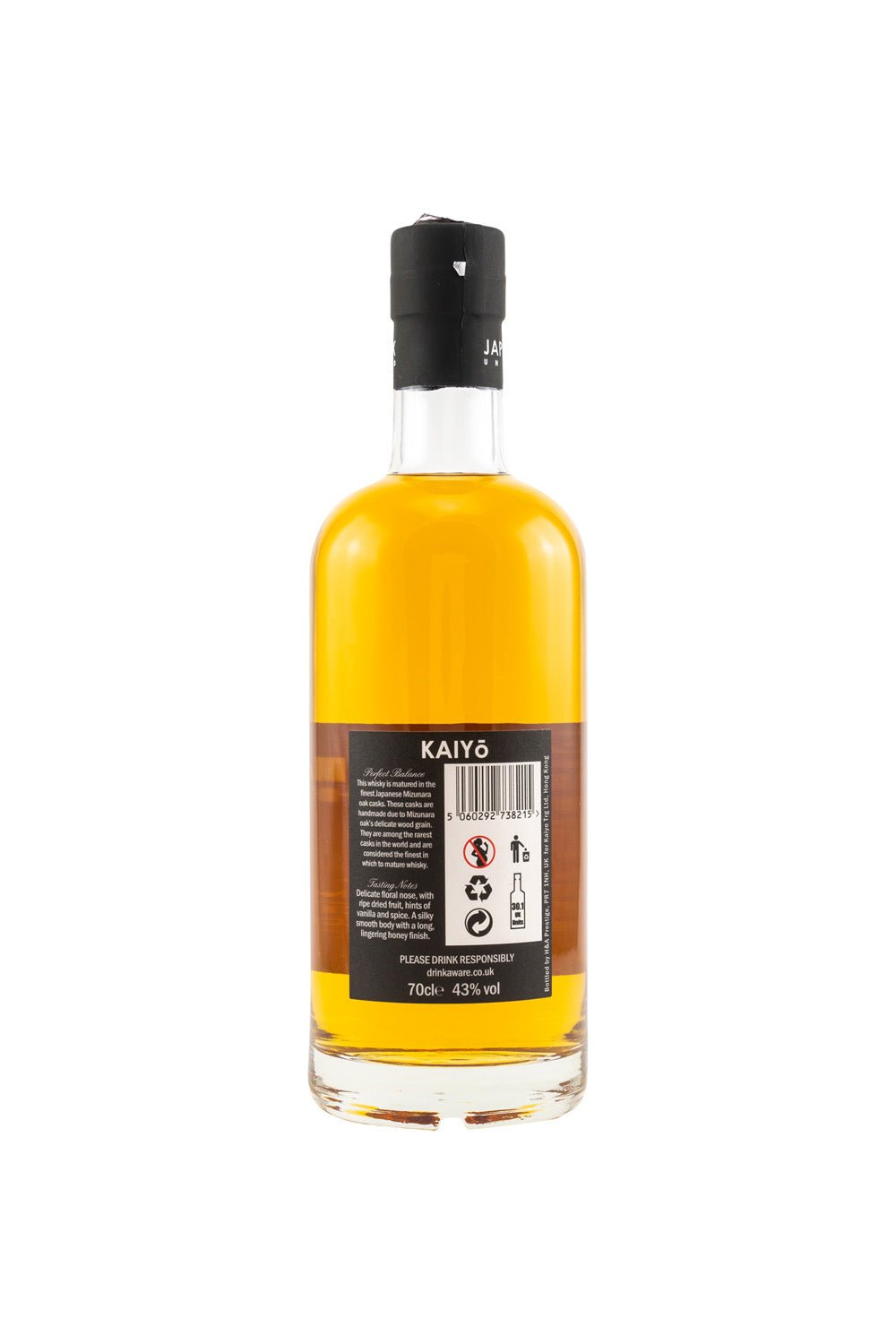 Kaiyo Mizunara Oak Japanese Whisky 43% vol. 700ml - Maltimore