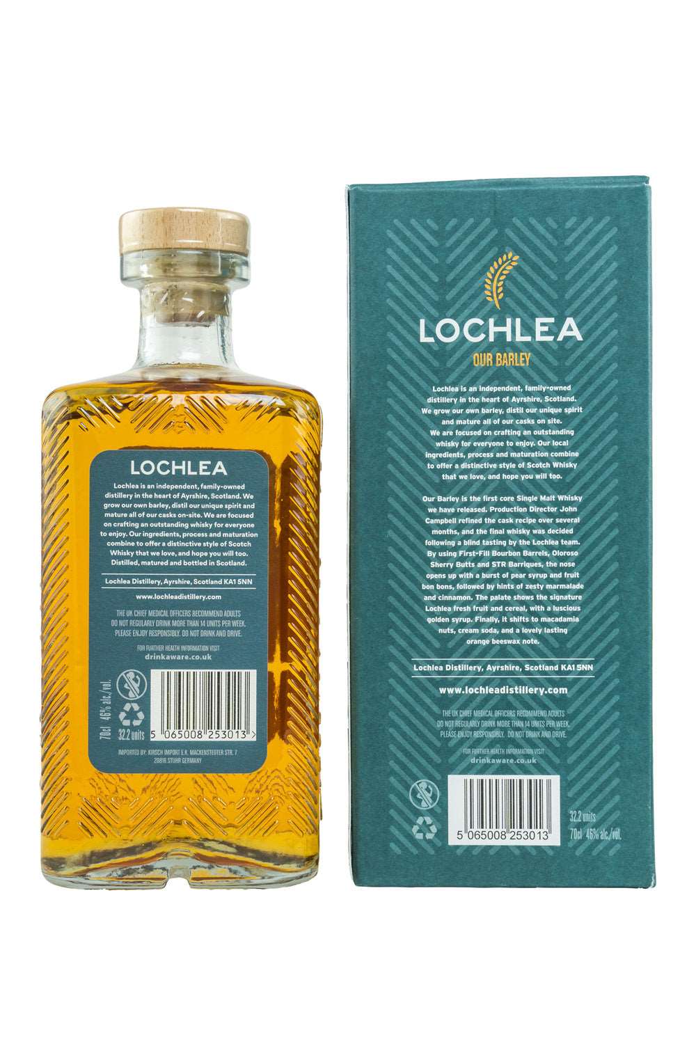 Lochlea Distillery Our Barley Lowland Single Malt Scotch Whisky 46% vol. 700ml - Maltimore