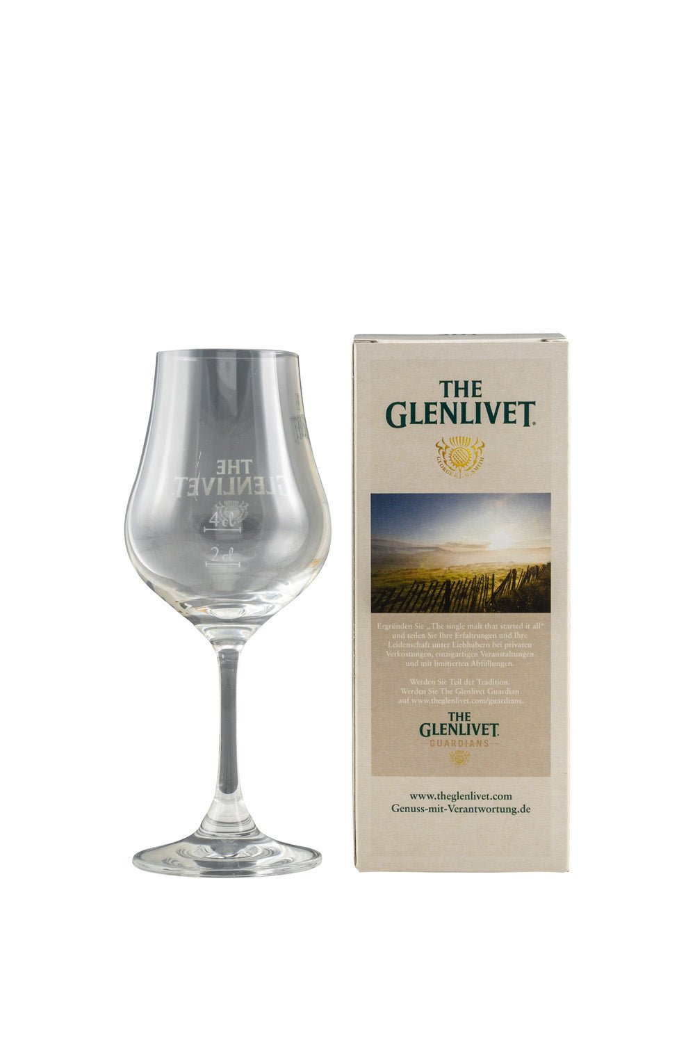 Nosing-Glas "The Glenlivet" mit Eichstrich 2cl/4cl - Maltimore