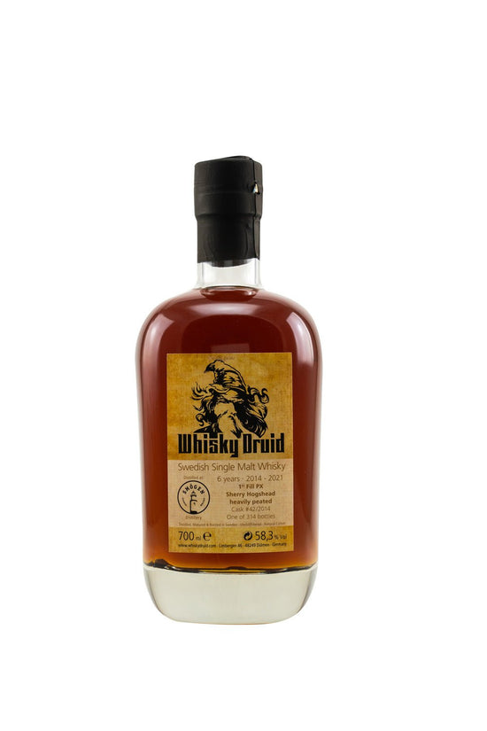 Whisky Druid Smögen 2014/2021 Heavily Peated Swedish Single Malt 58,3% vol. 700ml - Maltimore