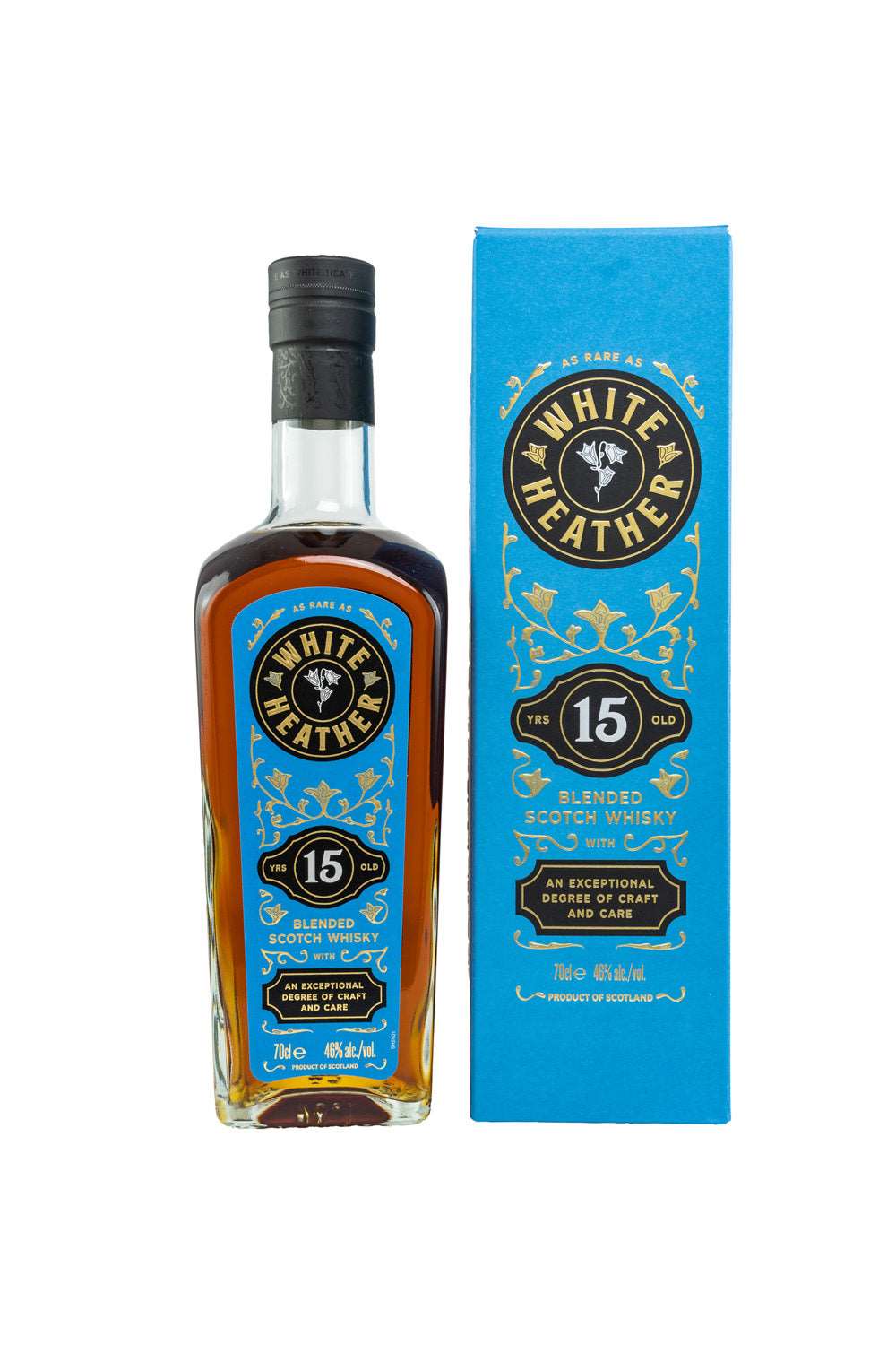 White Heather 15 y.o. Blended Scotch Whisky by Billy Walker 46% vol. 700ml - Maltimore
